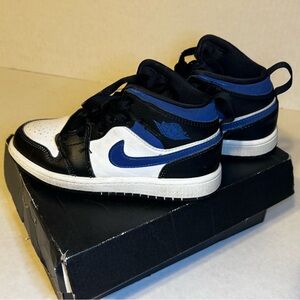 Air Jordan 1 Mid PS Racer Blue 640734‑140 Size 13C